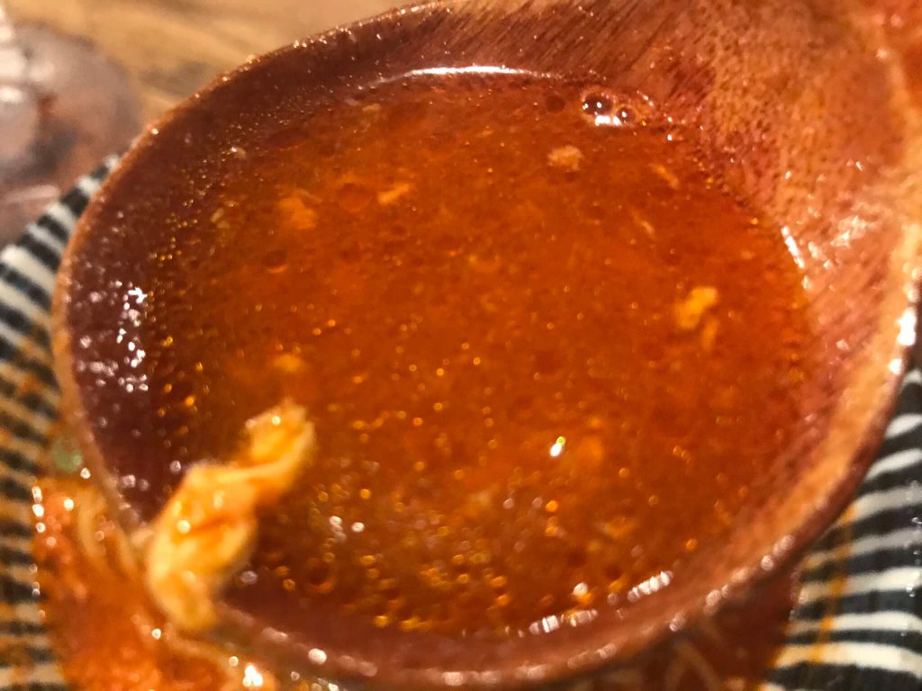 辛麺米サーバージョン　スープ