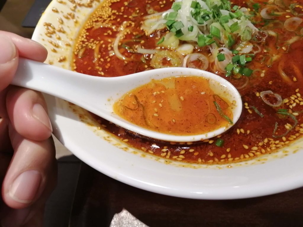 炎の担々麺スープ