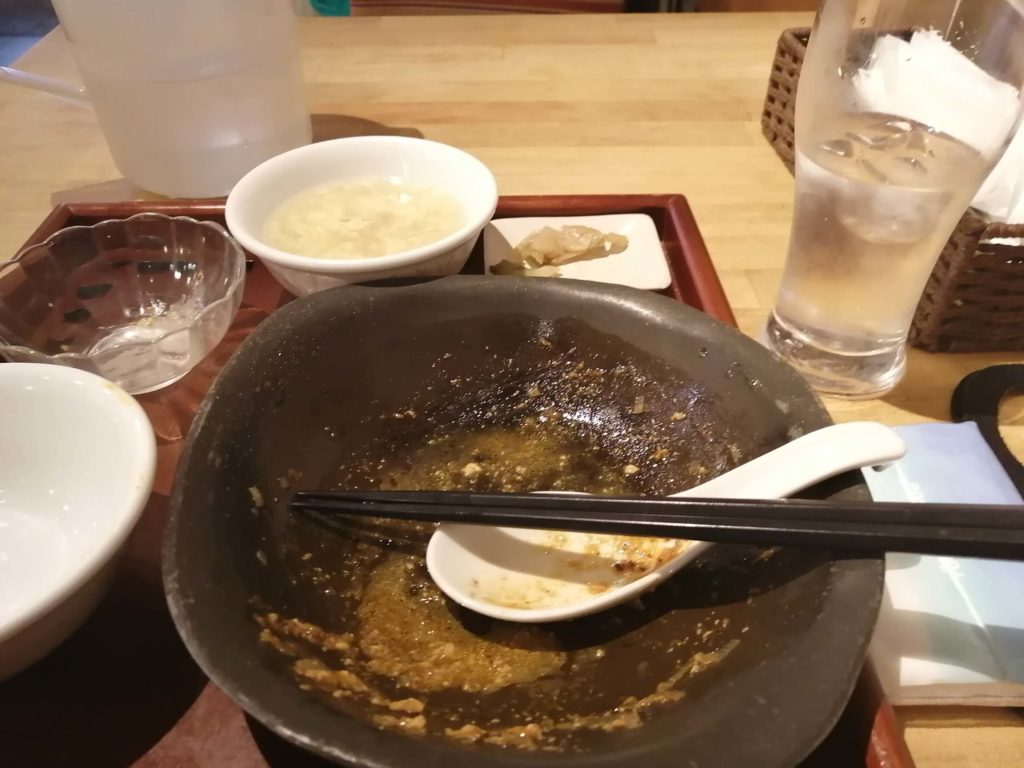 麻婆豆腐完食