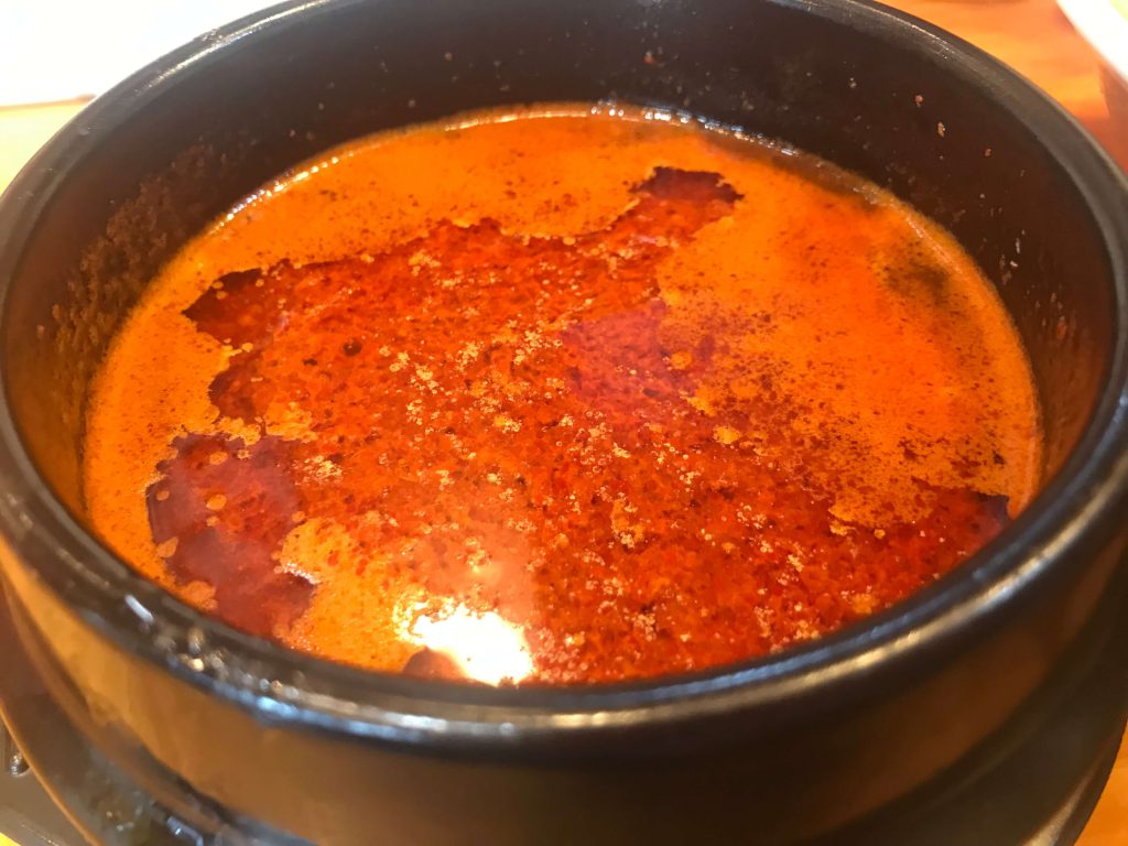 有頂天・男気つけ麺（12辛）スープ
